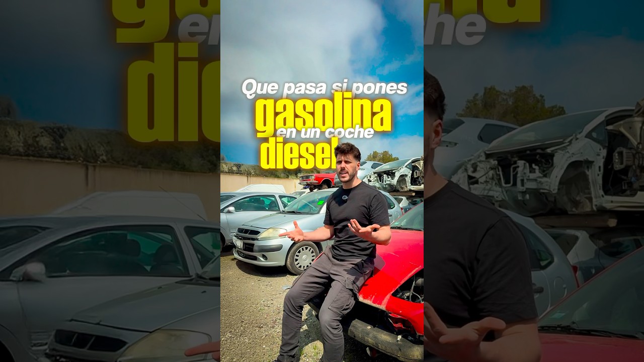5 litros de gasolina en un diésel