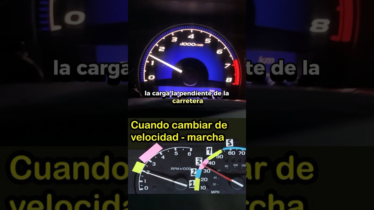a cuantas revoluciones se cambia de marcha en un diesel