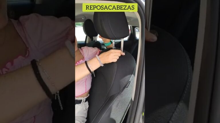 a que altura debe quedar la parte central del reposacabezas