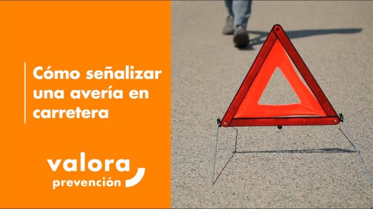 a que distancia se ponen los triangulos