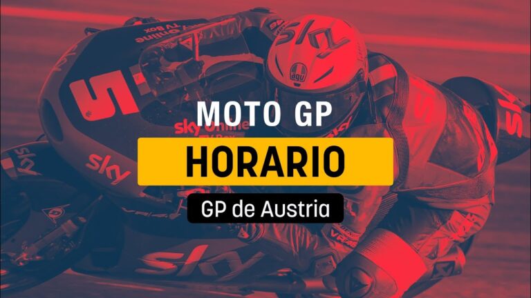 a qué hora son las motos hoy