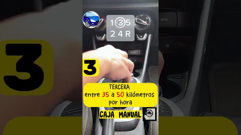a que velocidad se usa la 6 marcha