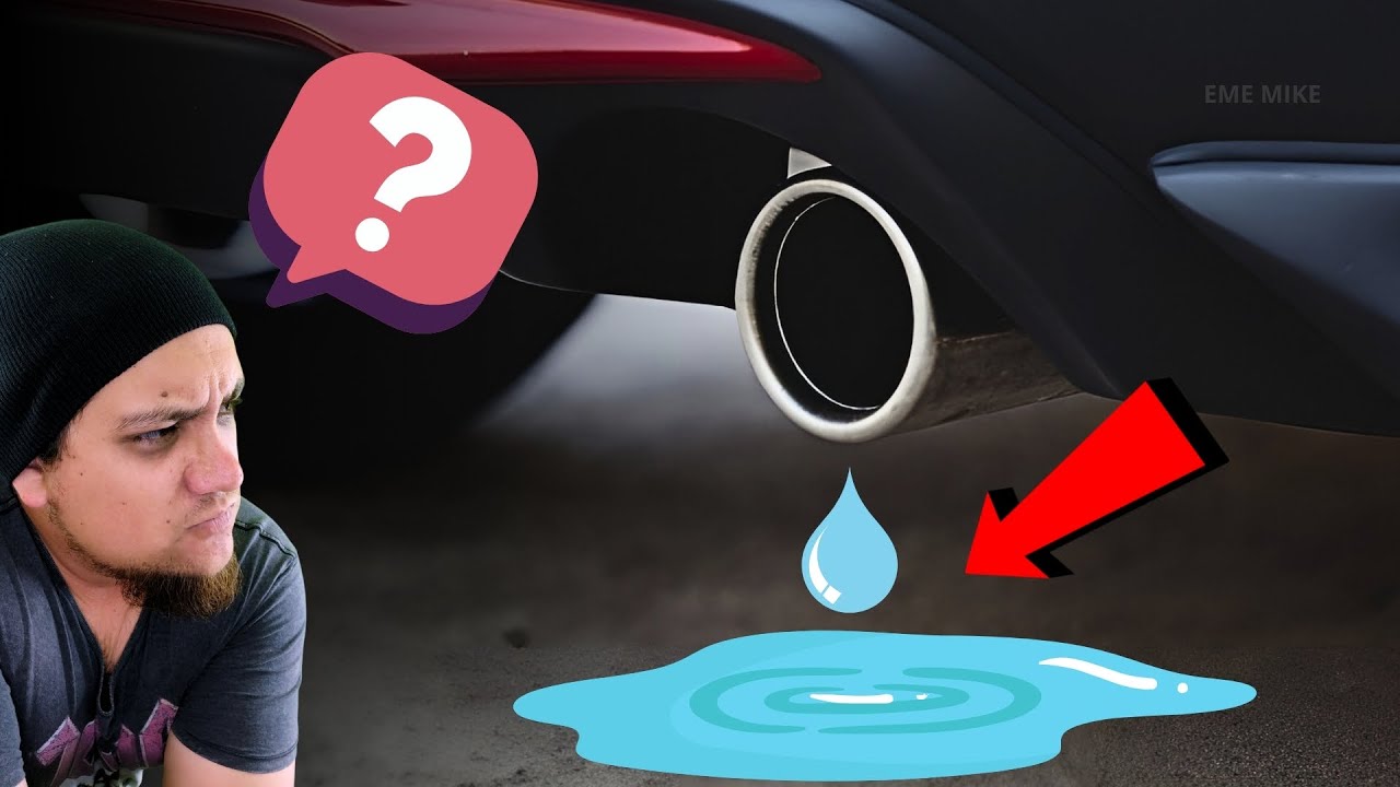 agua por el tubo de escape diésel