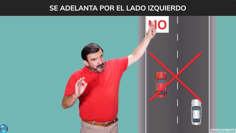 al adelantar cuando debe volver al carril derecho