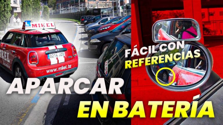 aparcar en bateria y en linea