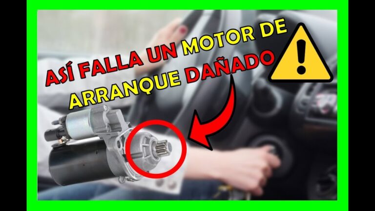 averías comunes del motor de arranque