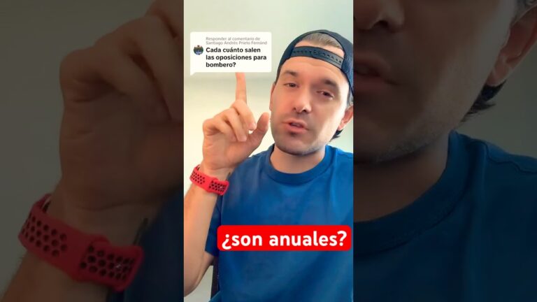 cada cuanto son las oposiciones de bombero