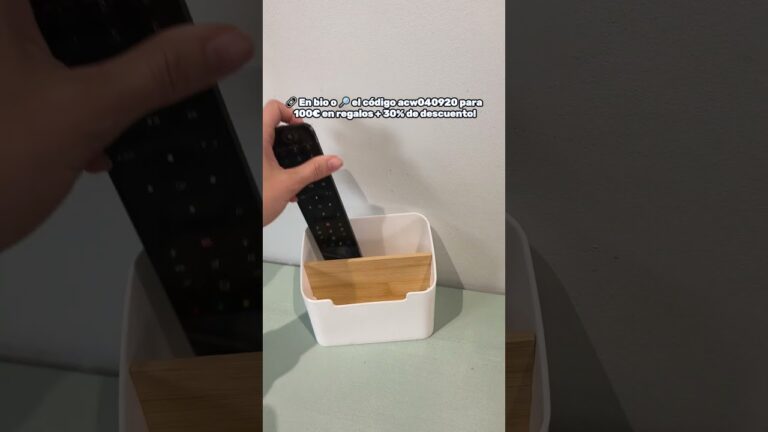caja para guardar mandos a distancia