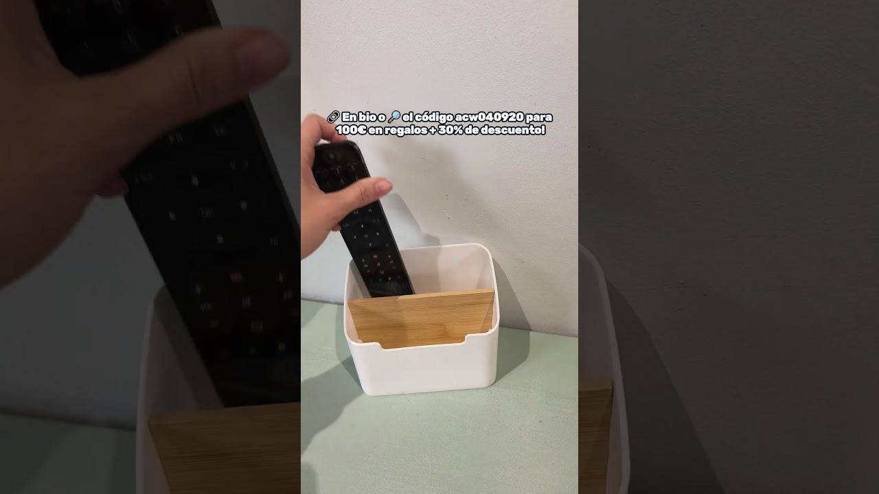 caja para guardar mandos a distancia
