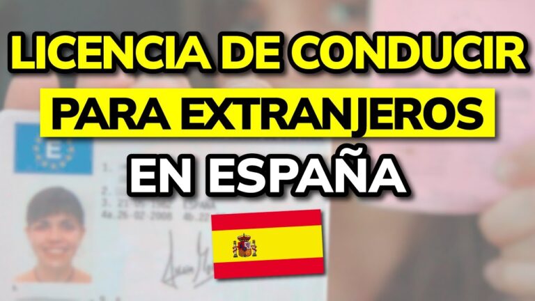 cambio de carnet de conducir para extranjeros