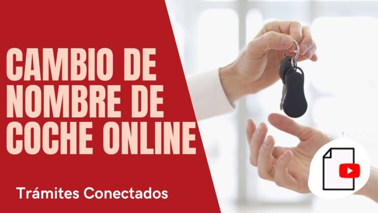 cambio de titularidad de un vehiculo en trafico