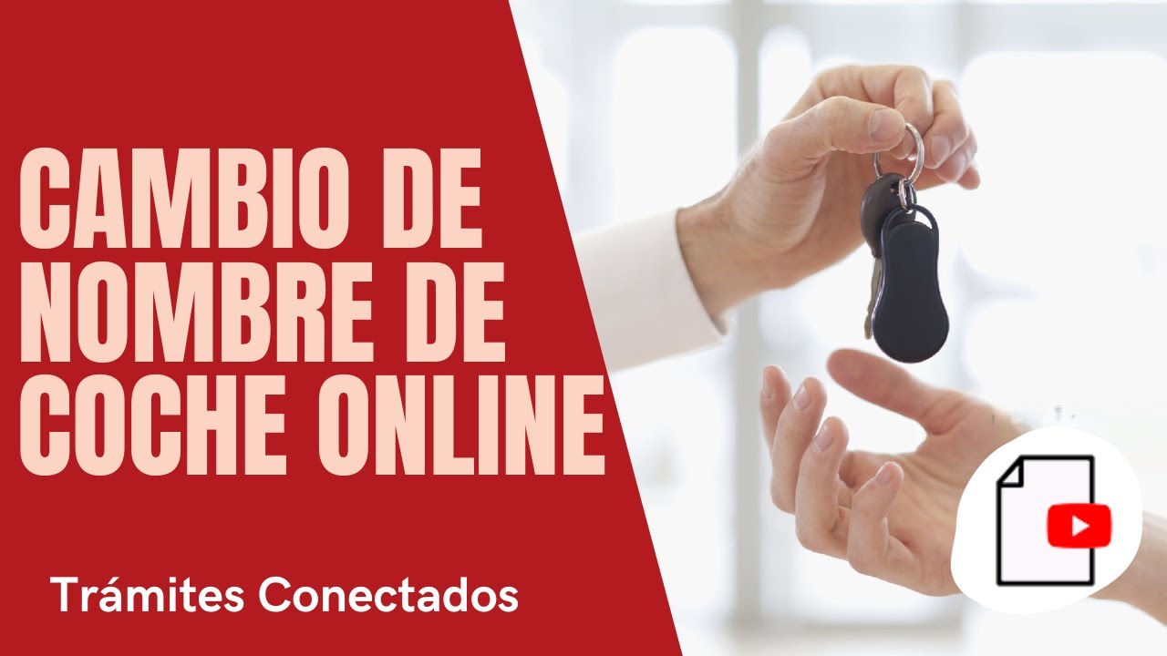 cambio de titularidad de un vehiculo en trafico