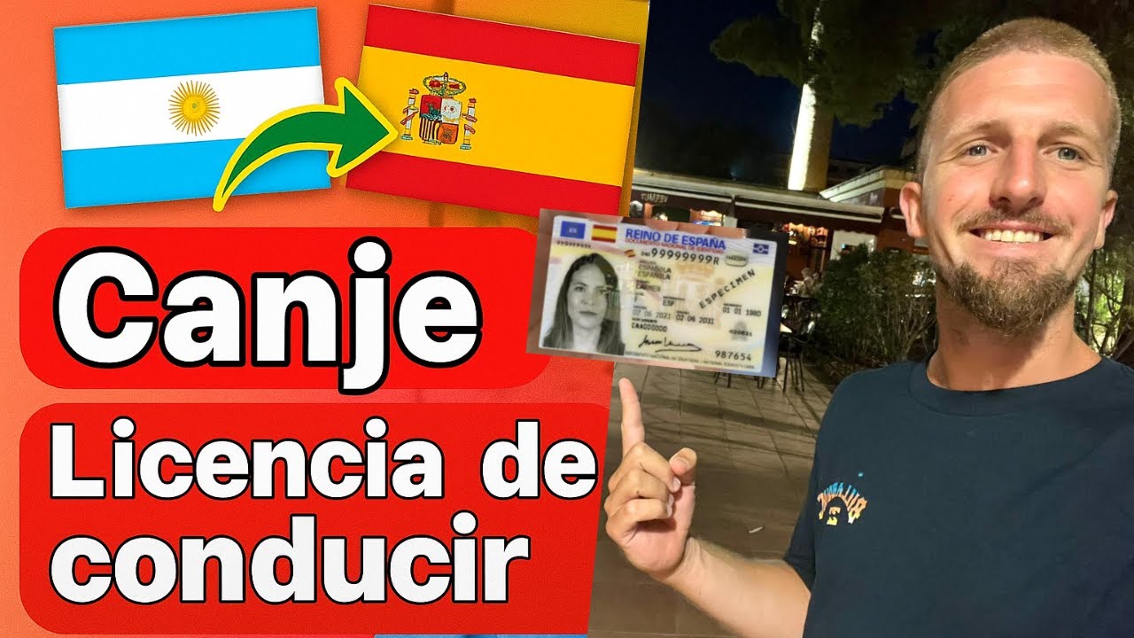 canje de licencia argentina en españa