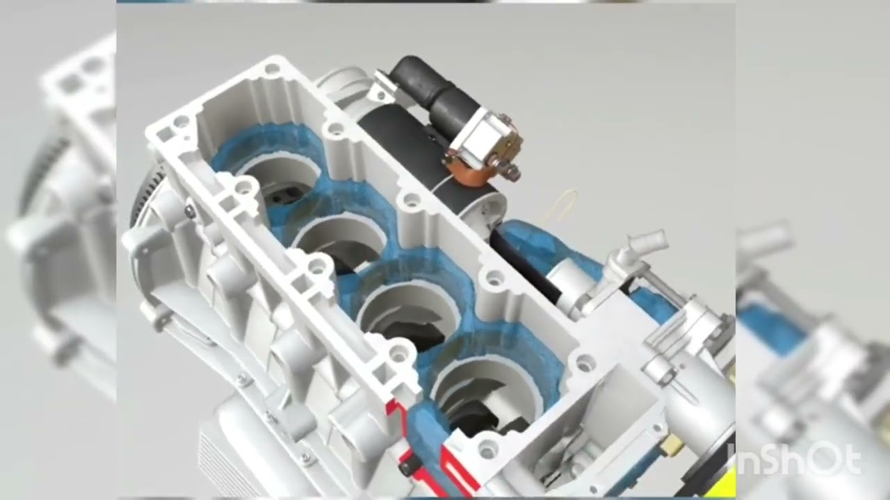 circuito de refrigeración de un motor