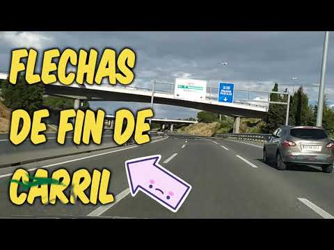 circula por el carril izquierdo qué le indica la flecha