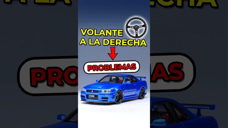 coche con volante a la derecha