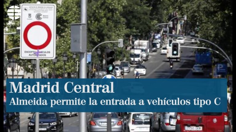 coches que pueden entrar en madrid central