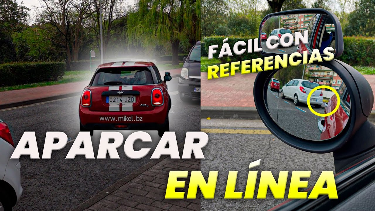 como aparcar en línea en un sitio pequeño
