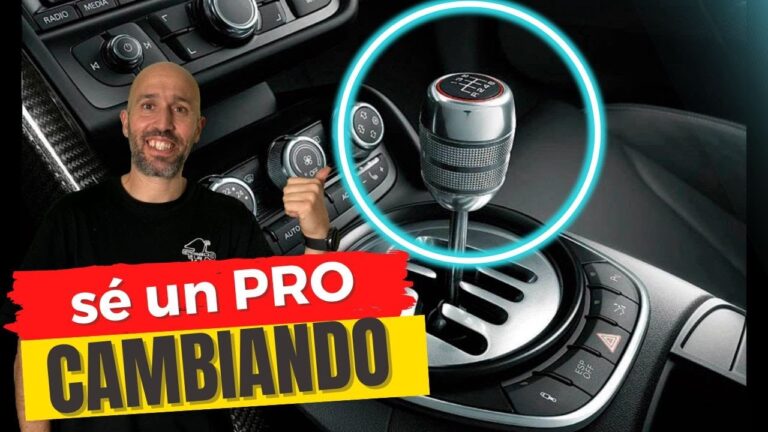 como cambiar de marchas en un coche