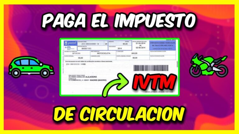 como cambiar el impuesto de circulación