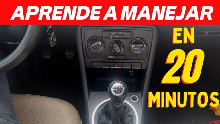 como conducir un coche por primera vez