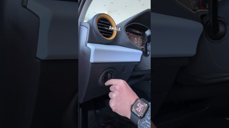 como encender luces antiniebla seat ibiza