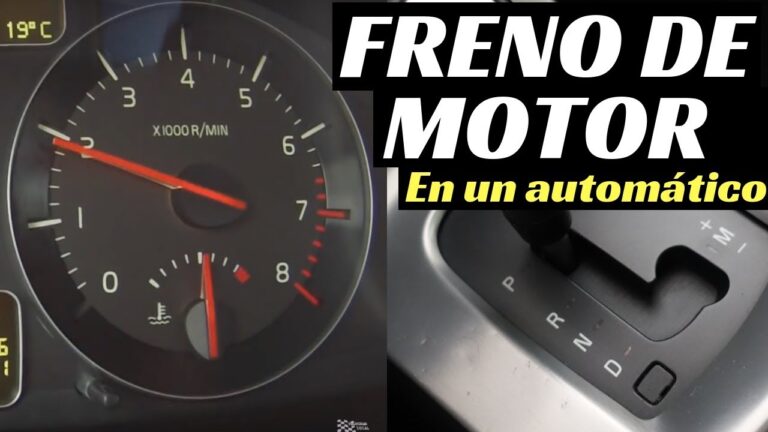 como frenar con un coche automatico