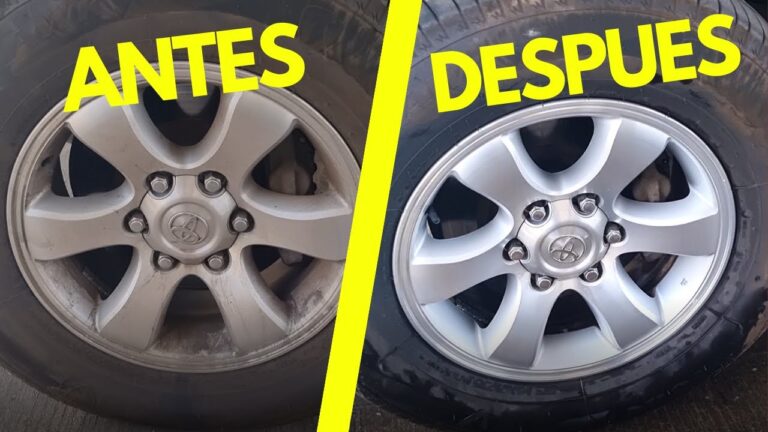 cómo limpiar las llantas del coche