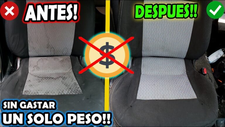 como limpiar los asientos del coche