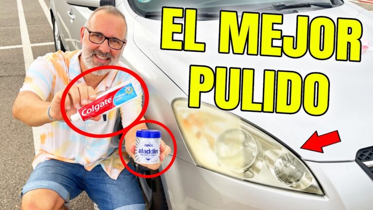 como limpiar los faros con pasta dental