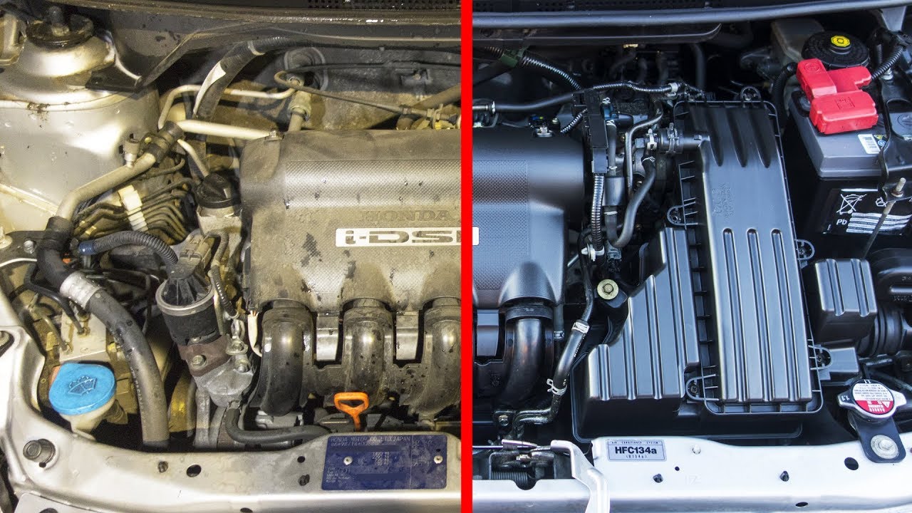 como limpiar un motor lleno de aceite