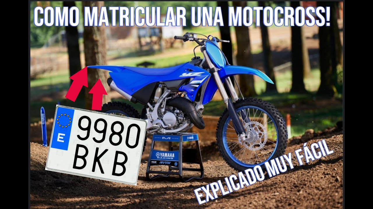 como matricular una moto de cross