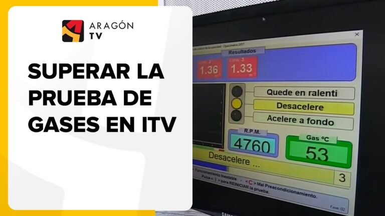 como pasar la prueba de gases itv