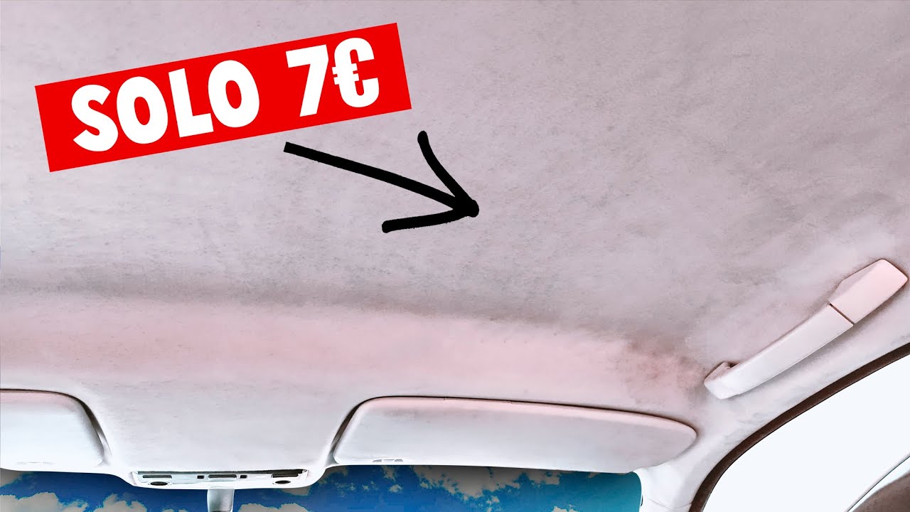 cómo pegar el techo de un coche