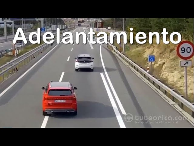 como puede advertirse previamente al conductor