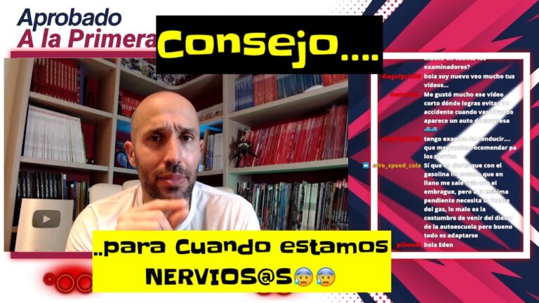 como quitar los nervios antes de un examen práctico