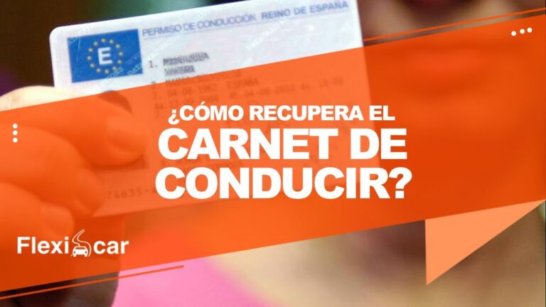 como reclamar el carnet de conducir