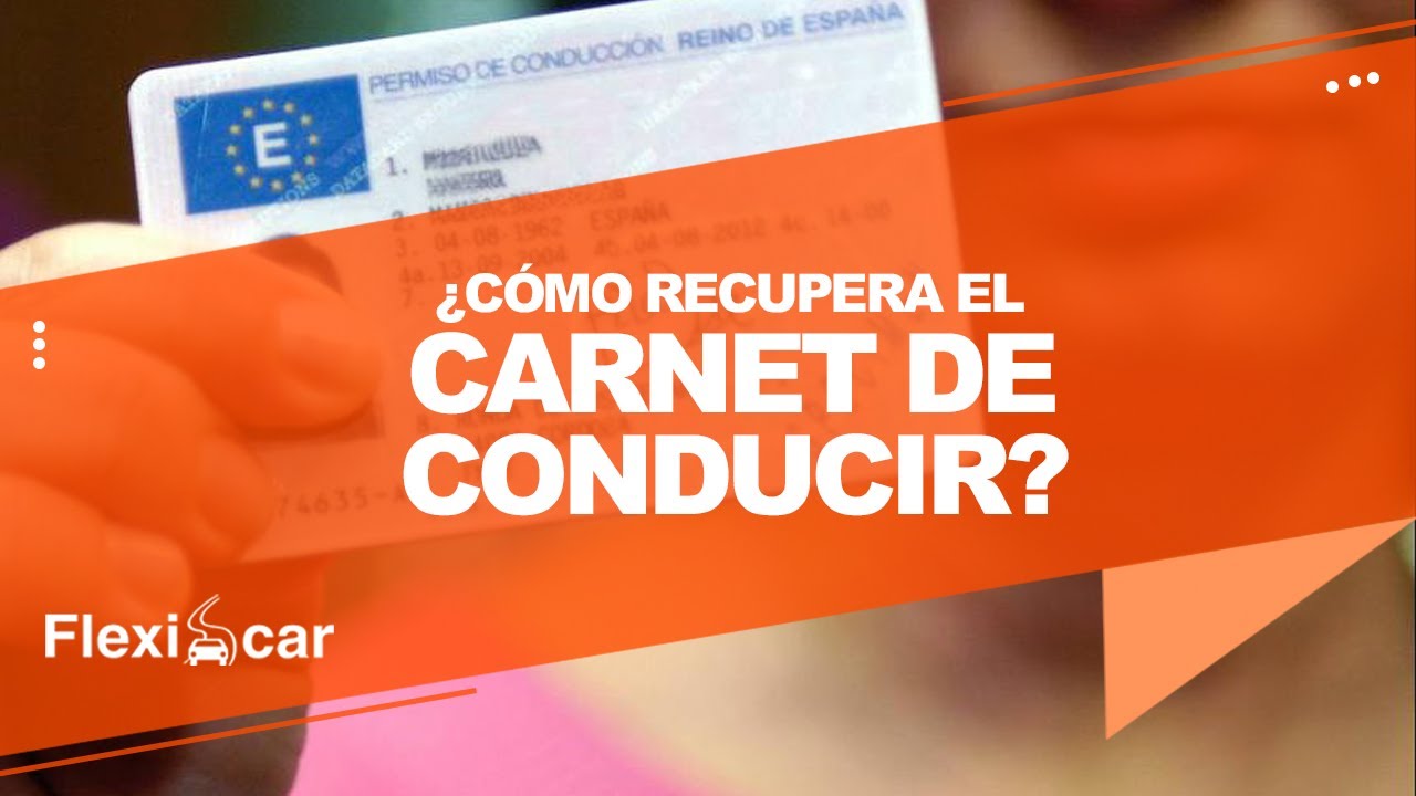 como reclamar el carnet de conducir