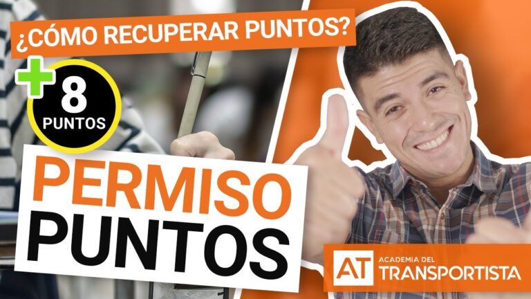como recuperar puntos del carnet de conducir españa