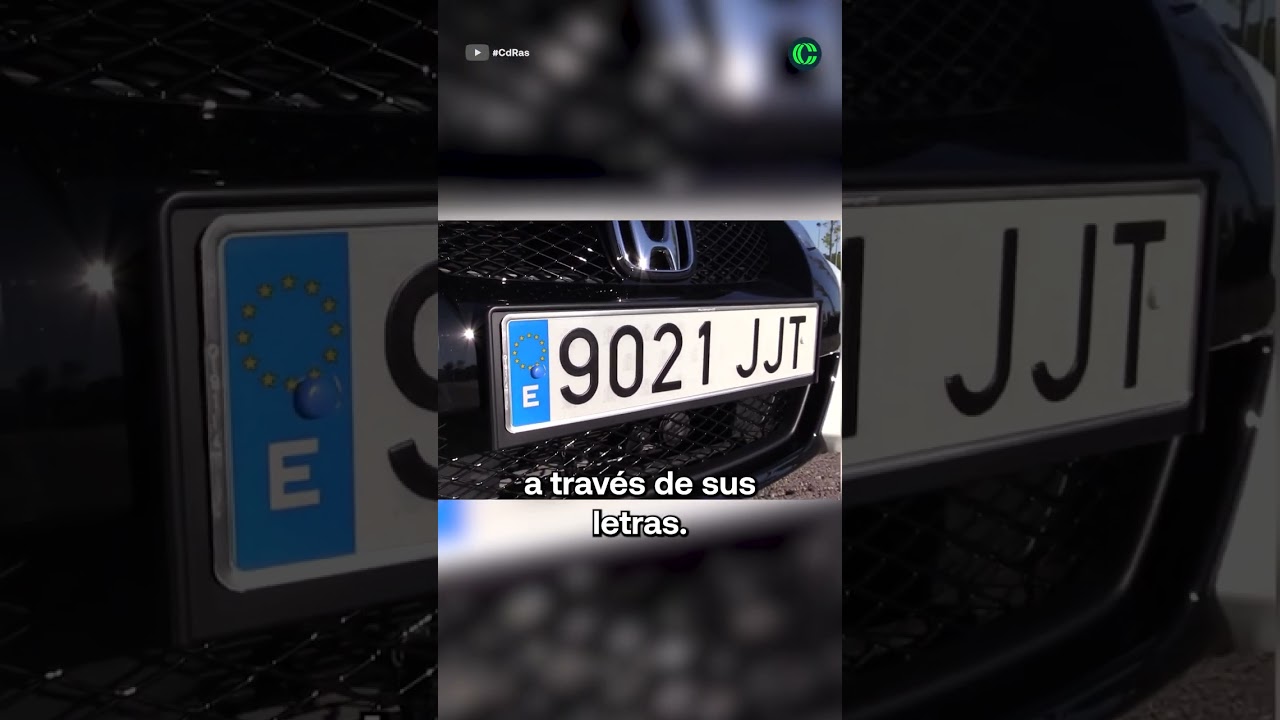 como saber que coche es con la matricula