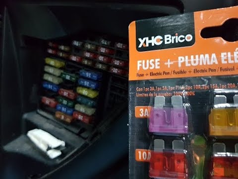 como saber si un fusible de coche esta fundido