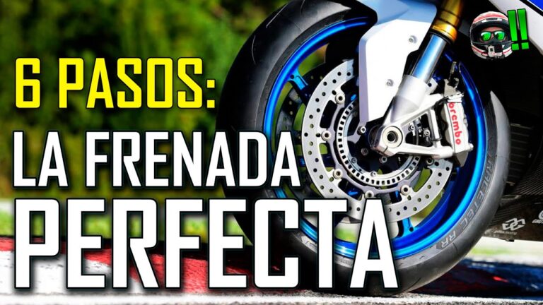 como se frena en una moto