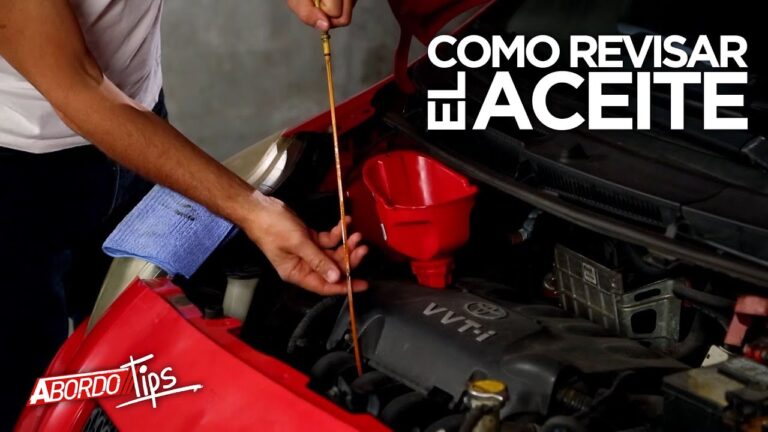 como se mira el nivel de aceite