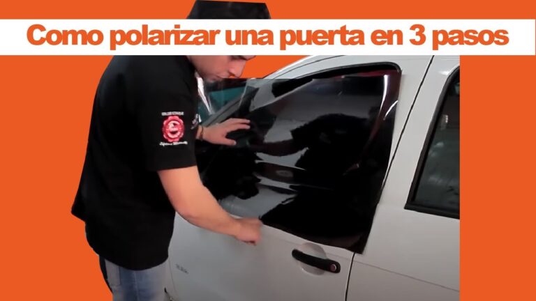 como tintar los cristales del coche
