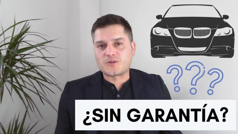 como vender un coche sin garantia