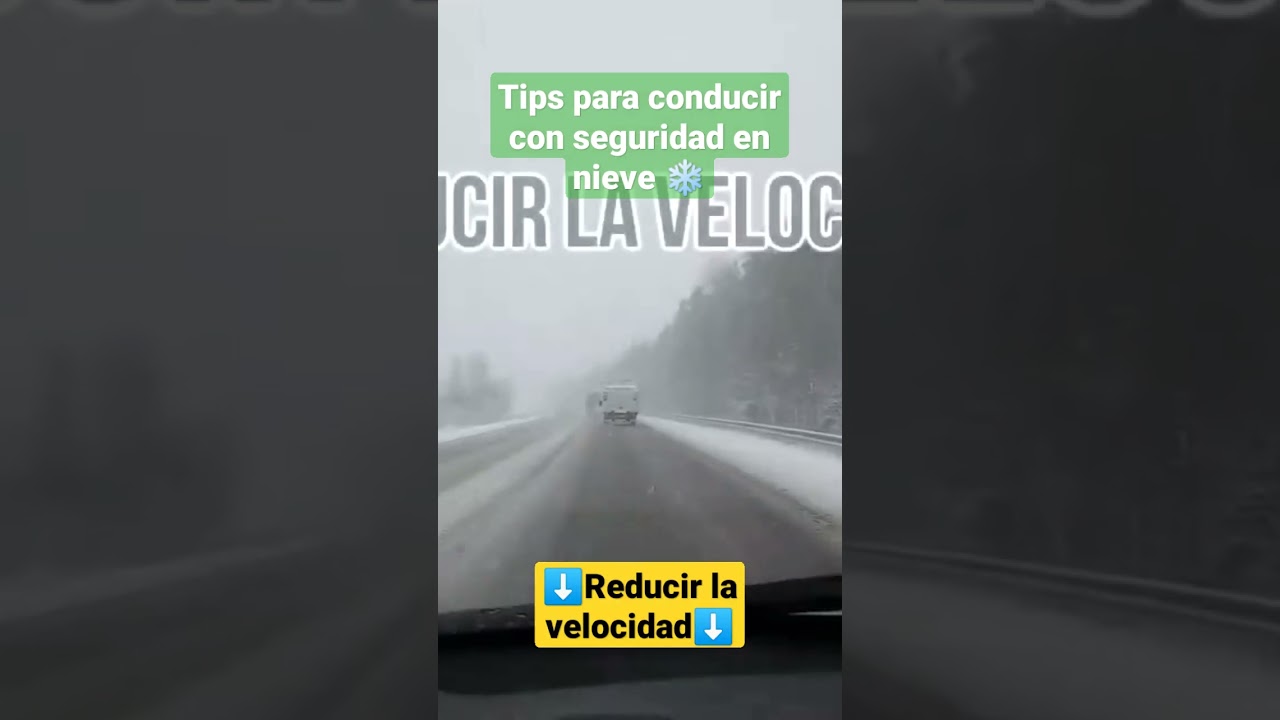 con hielo o nieve es aconsejable circular