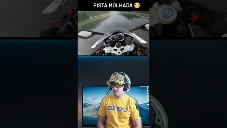con lluvia intensa una motocicleta puede sufrir aquaplaning