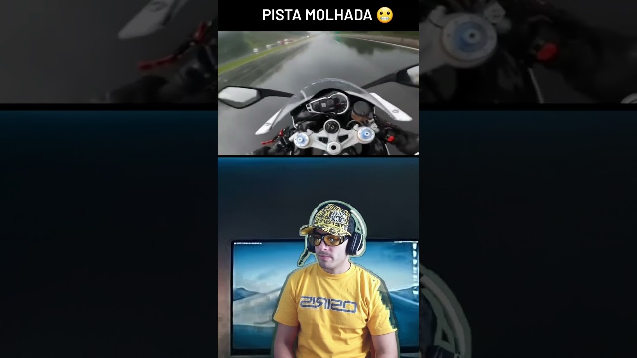 con lluvia intensa una motocicleta puede sufrir aquaplaning
