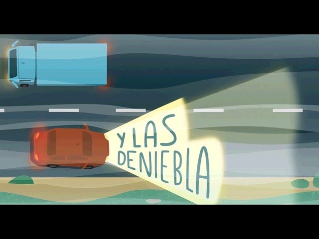con niebla que reduce sensiblemente la visibilidad