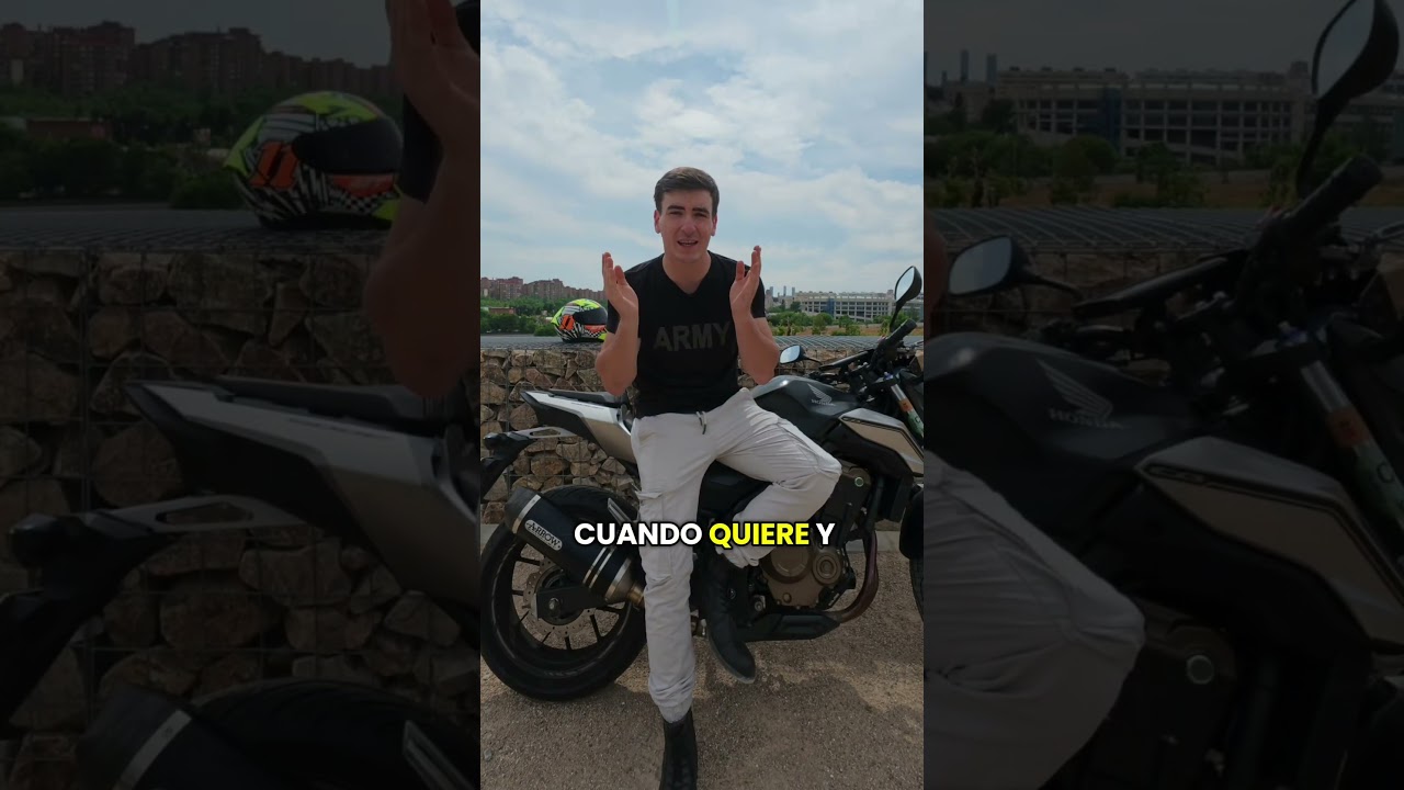 conduciendo una motocicleta cuándo es especialmente peligroso el viento